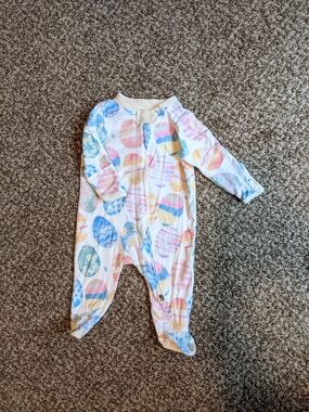 Easter Egg Baby One-Piece Footed Sleeper